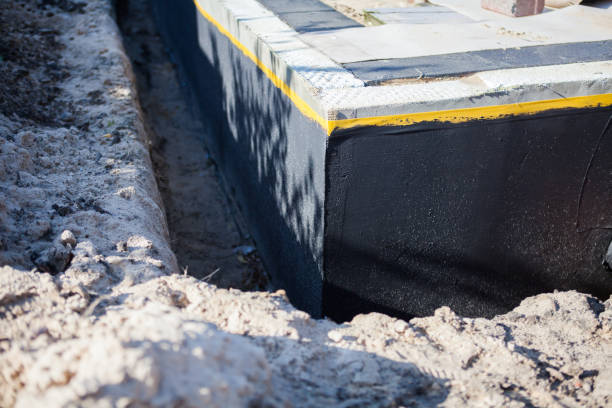 Residential Interior Drainage System installation at a Stanton, AL home by SJ Waterproofing Pros